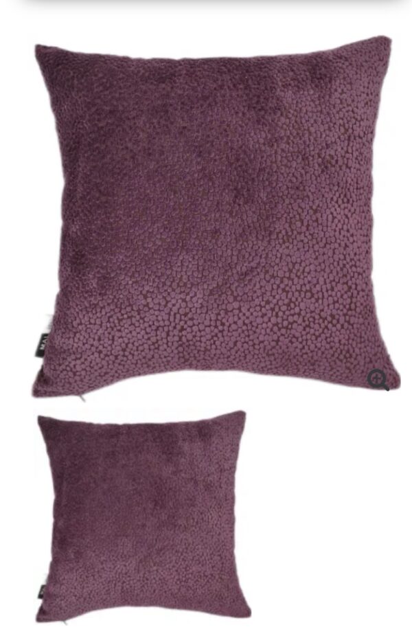 Bingham aubergine cushion