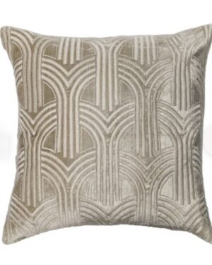 Art deco cushion champagne