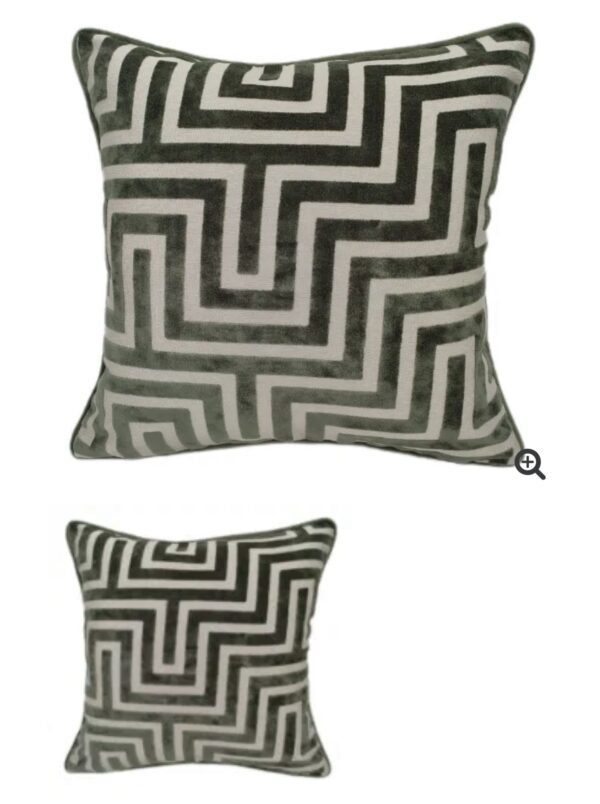 Maze cushion Sage Large